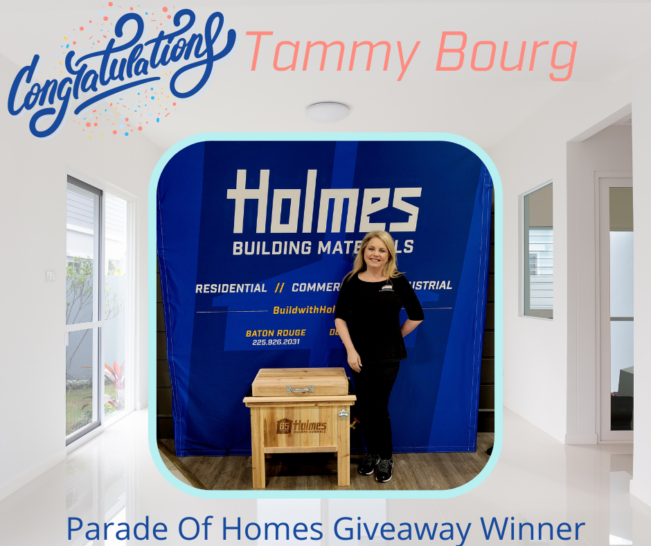 Holmes Ice Chest Giveaway Winner, Tammy Bourg